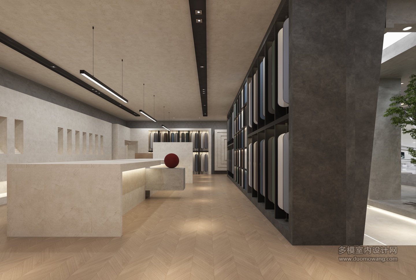 展示区