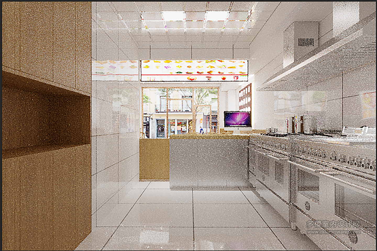 现代汉堡店