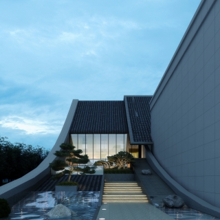 景观建筑透视
