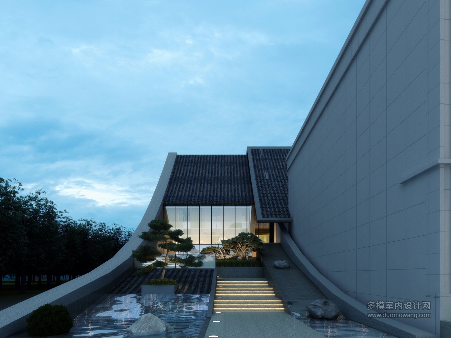 景观建筑透视