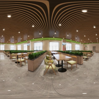 食堂全景