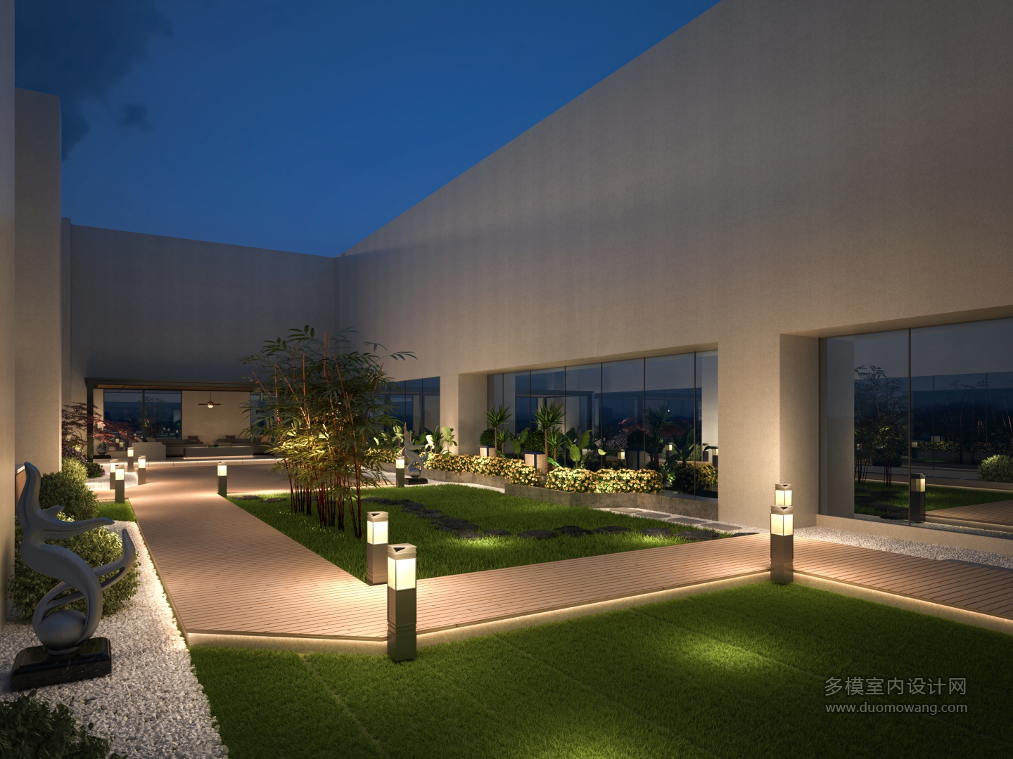 景观透视夜景1