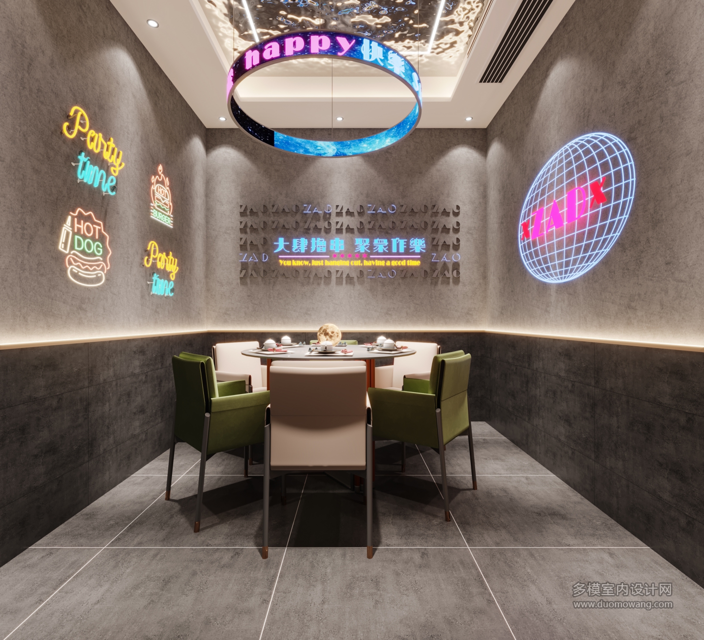 工业风烧烤店4