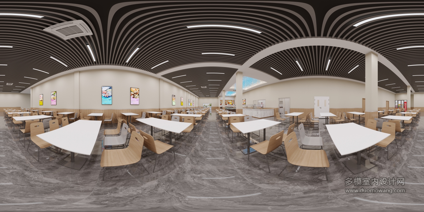 公共用餐区全景