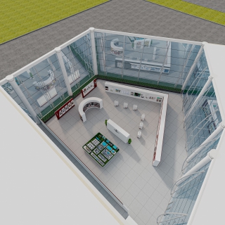展厅鸟瞰