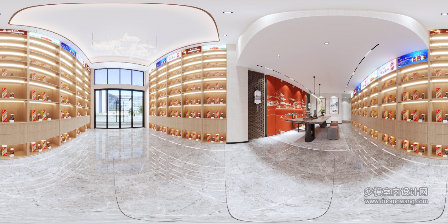 新中式烟酒店一楼全景 拷贝