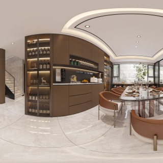 新中式一楼餐厅360