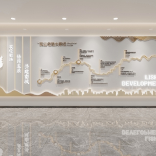 办公室背景墙文化墙 (1)
