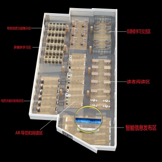 现代图书教室鸟瞰2