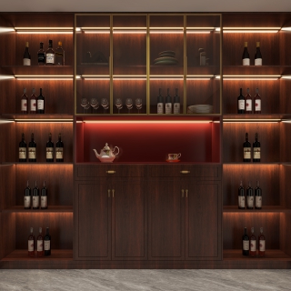 新中式酒柜
