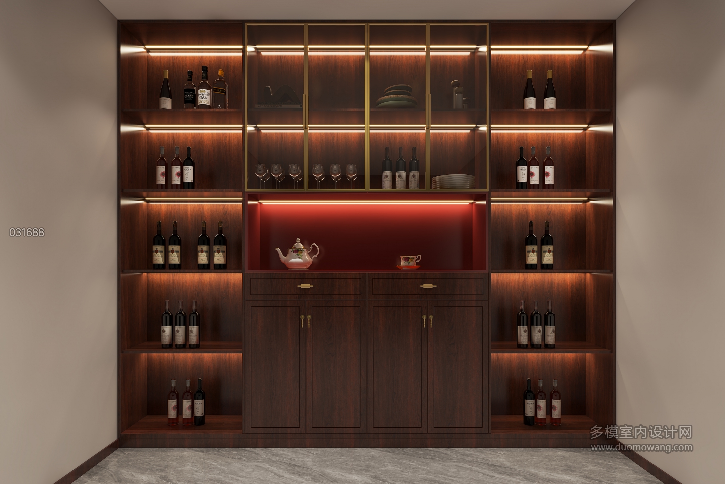 新中式酒柜