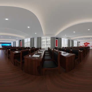 现代支部会议室全景