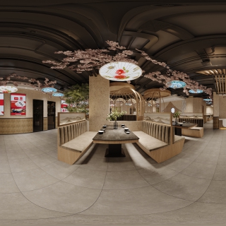 中式餐厅全景3