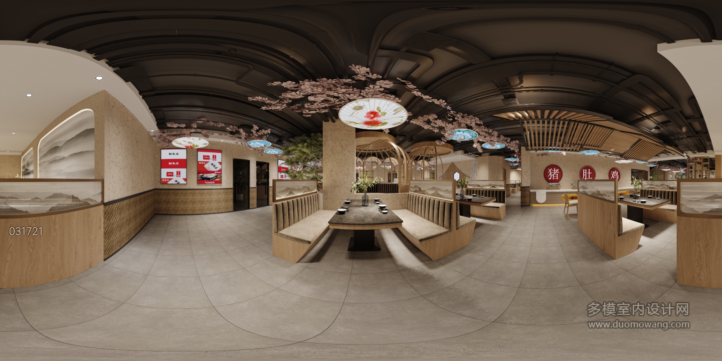 中式餐厅全景3