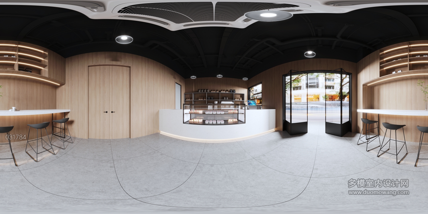 现代烘培店全景 拷贝