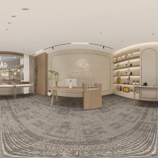 新中式珠宝店前台全景