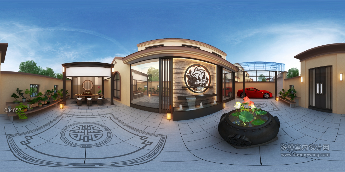 新中式庭院