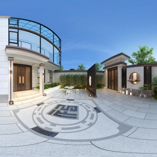 新中式庭院