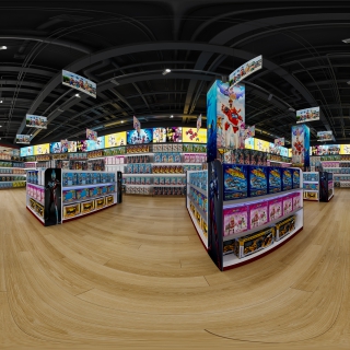 现代风格玩具店全景