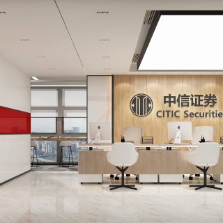 现代接待区静态