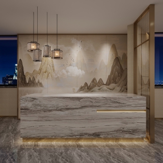 现代5层前台
