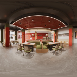 现代一层餐厅角度3