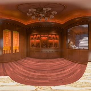 藏式佛堂全景