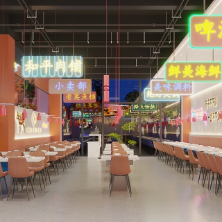 工业用餐区