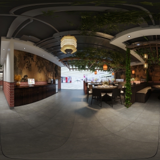 新中式餐厅角度4全景