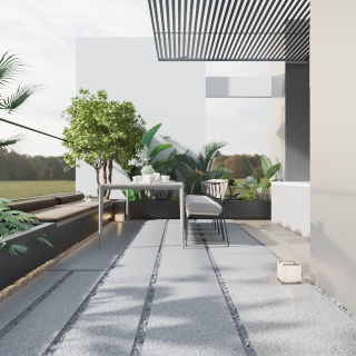 现代屋顶花园