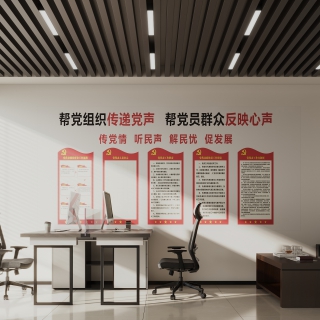 现代党代表办公室特写