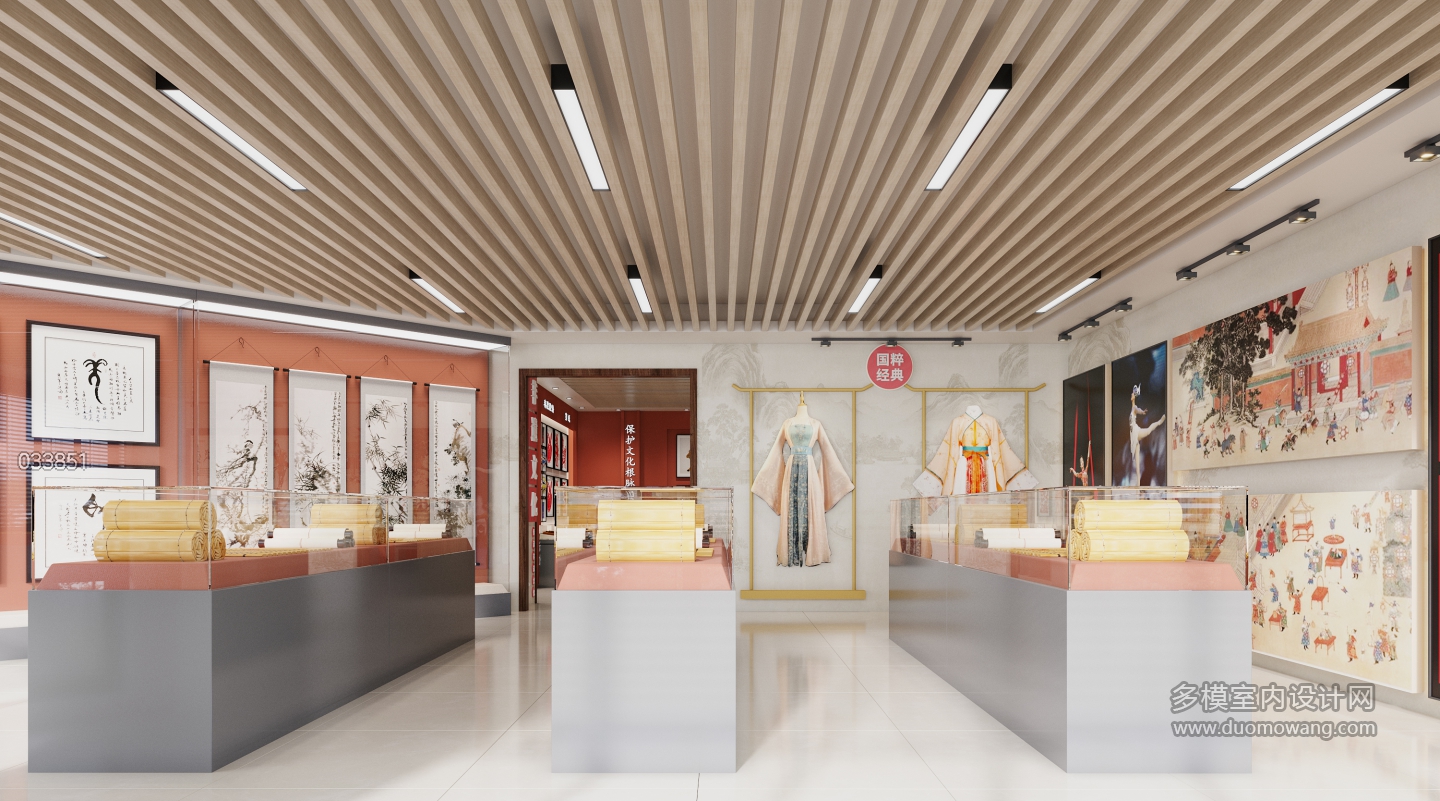 新中式展厅舞蹈美术展厅