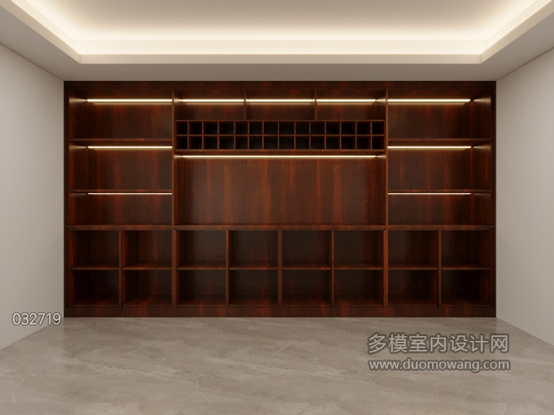 中式酒柜内部