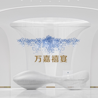 现代婚宴大厅单张1