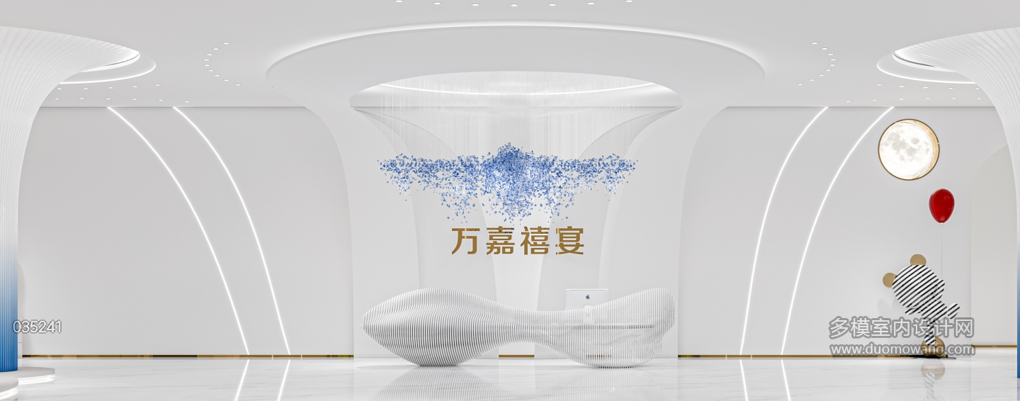 现代婚宴大厅单张1