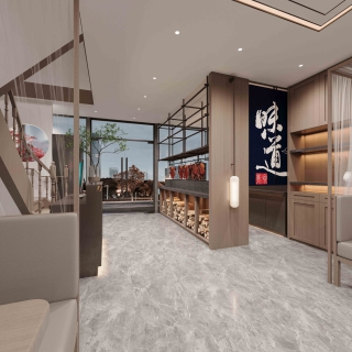 新中式烤鸭店前厅