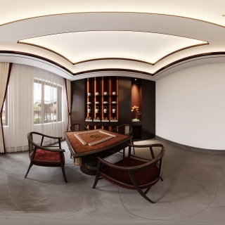 新中式餐厅全景