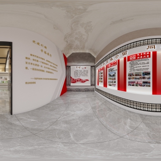 新中式乡村振兴展厅二楼全景04