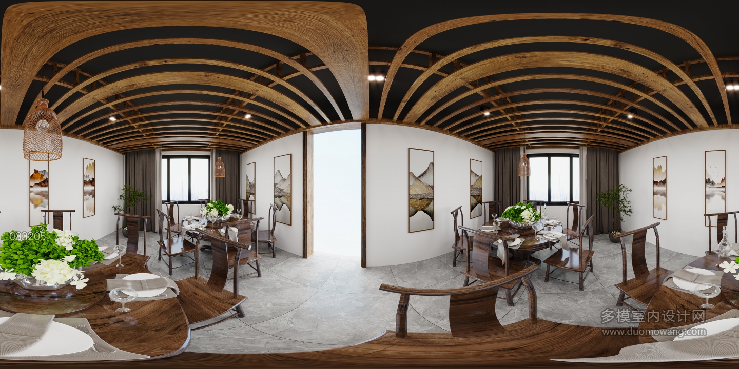 中式酒店包间