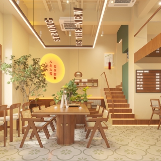 侘寂奶茶店