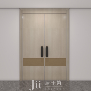 现代大门外侧