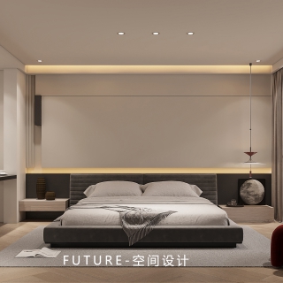 负一楼现代卧室