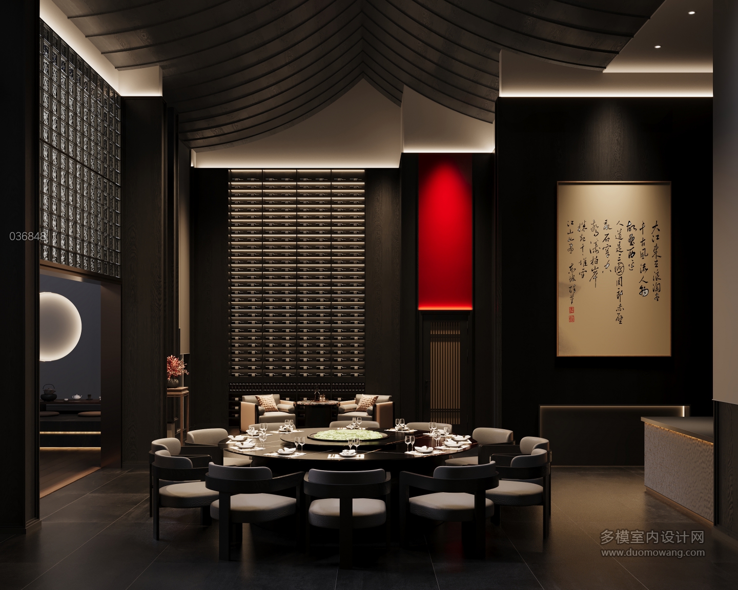 暗黑中式小包房2