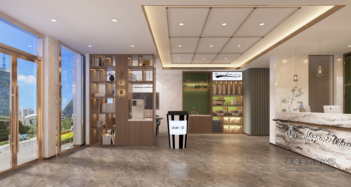 现代酒店 大厅-1