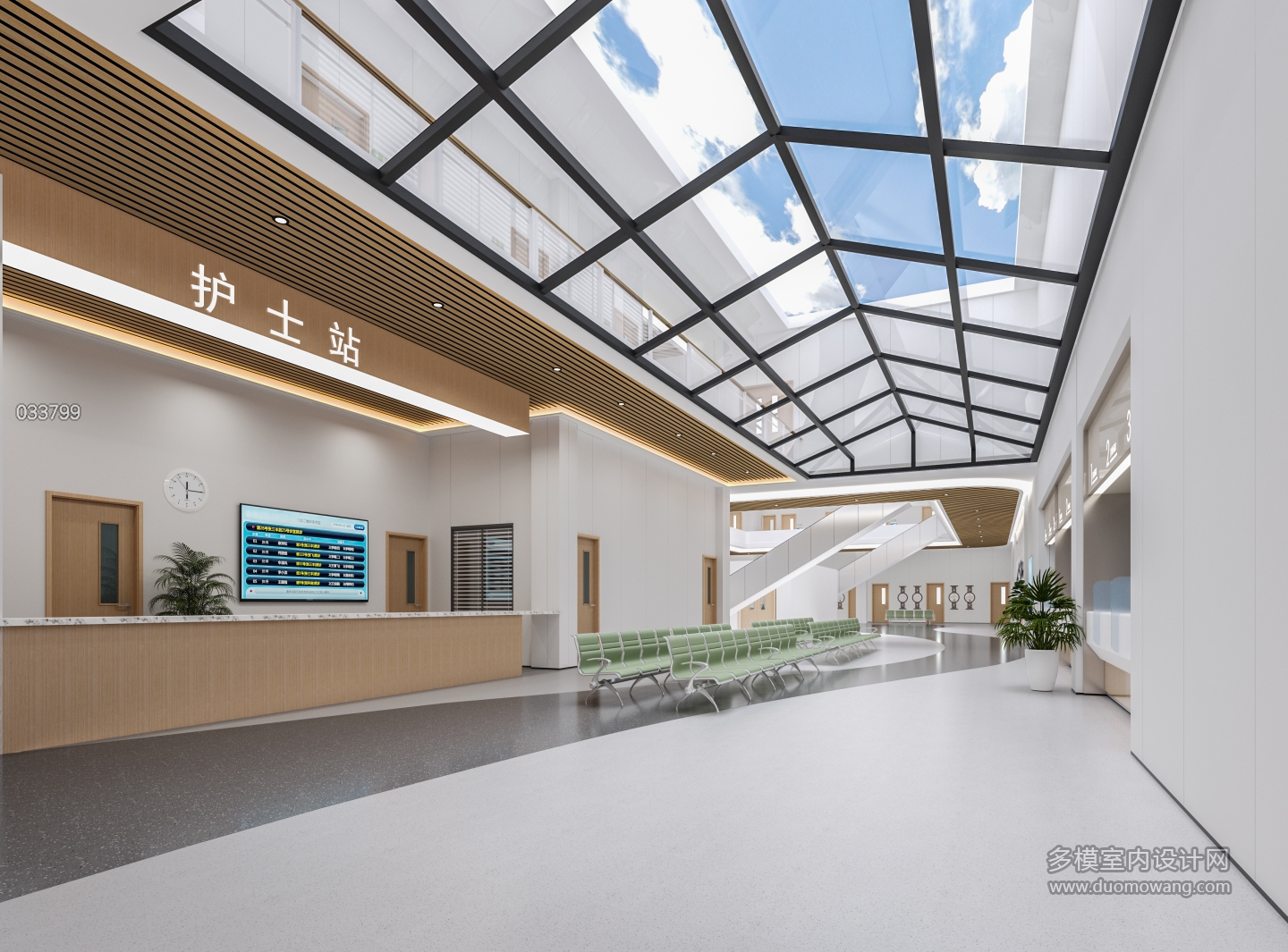 现代医院大厅