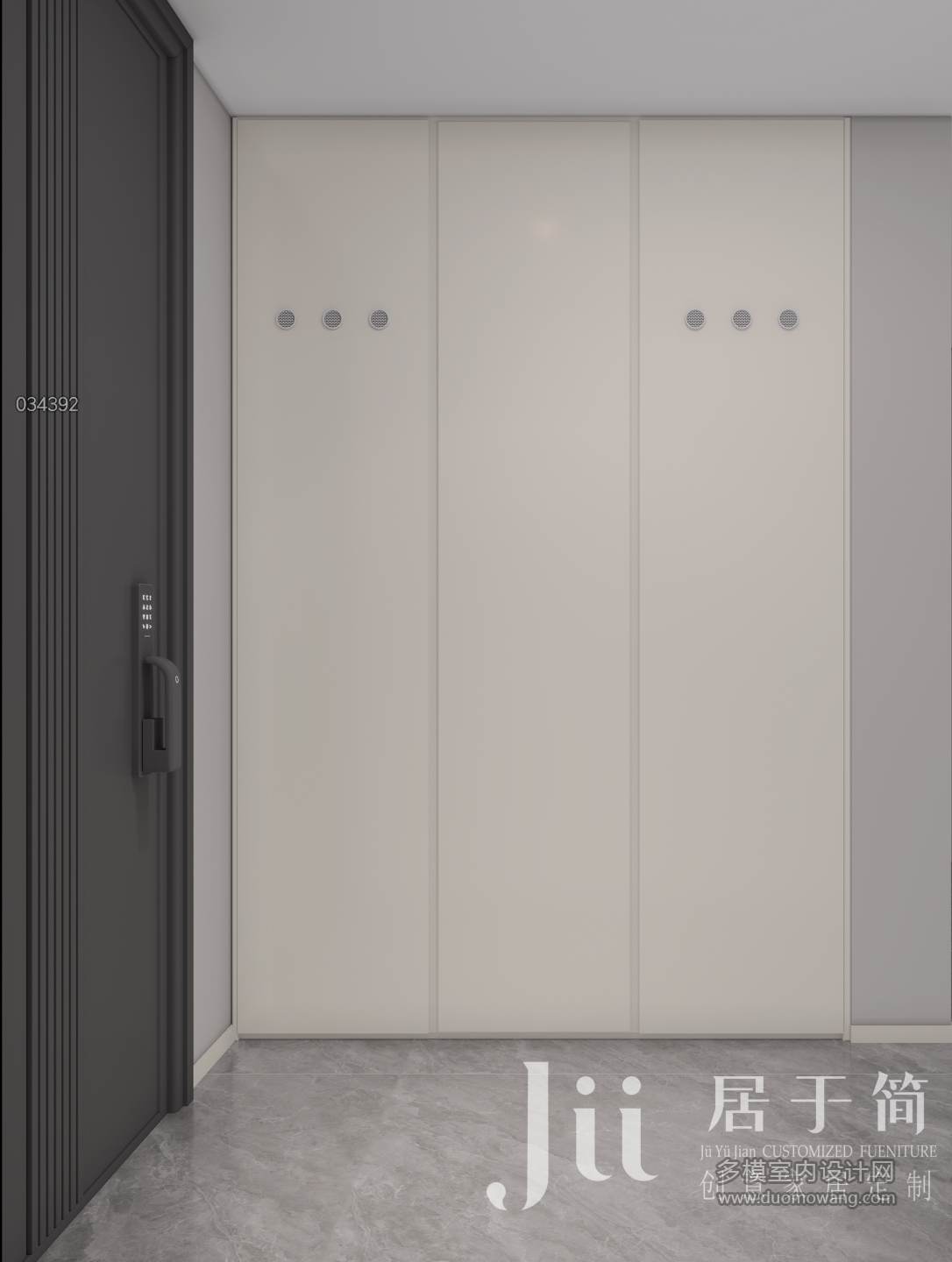 现代入户鞋柜