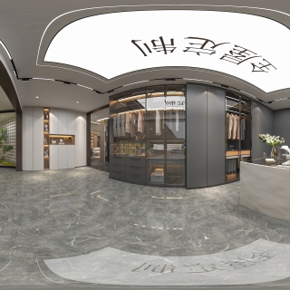 现代展厅前厅