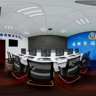 现代福州车站全景