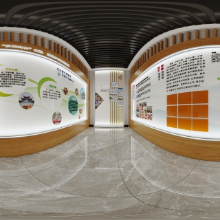新中式乡村振兴展厅一楼全景04