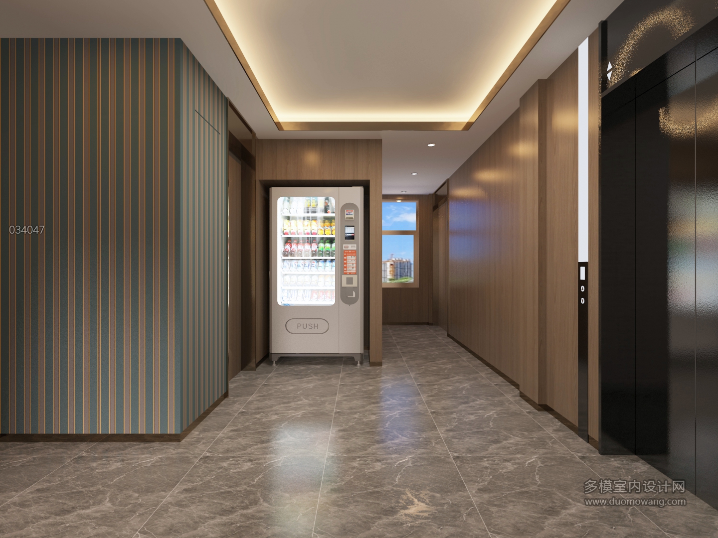 现代酒店 走廊
